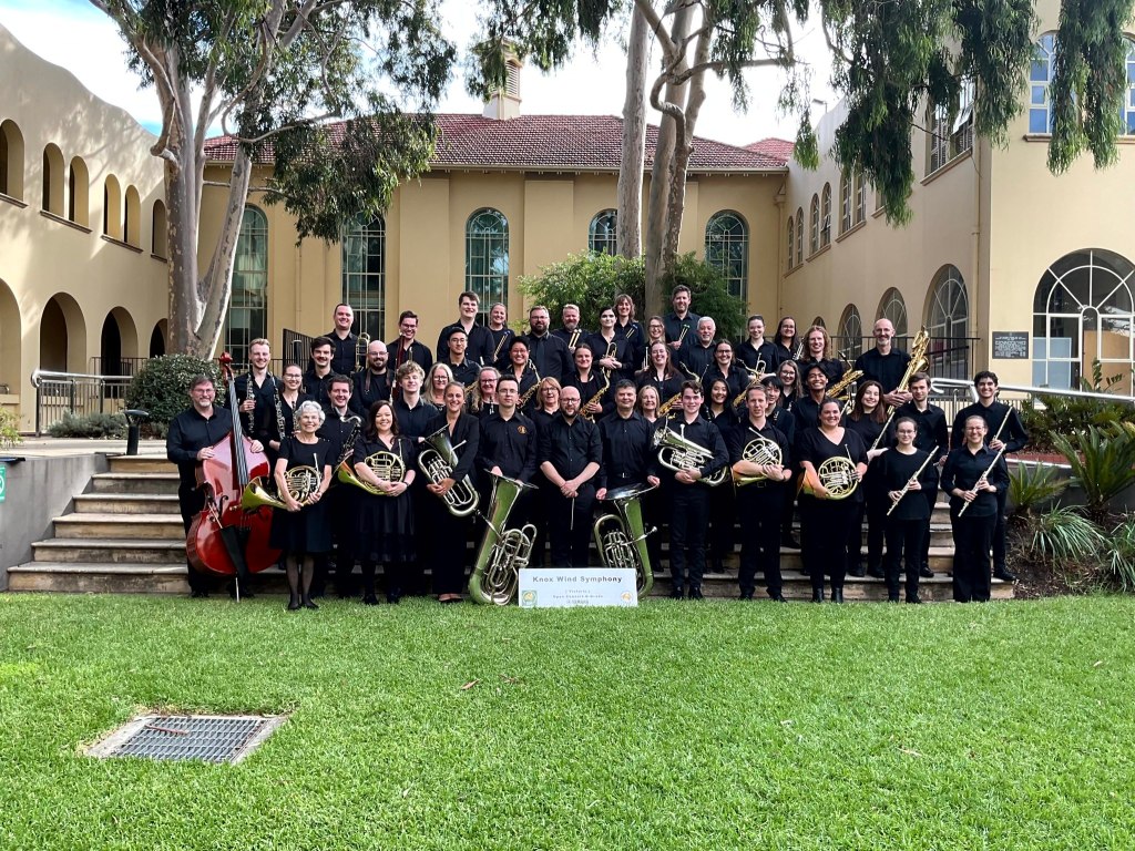 Knox Wind Symphony Group Photo, 2024 National Band Championship